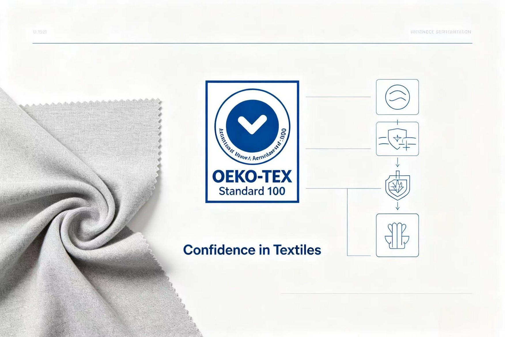 OEKO-TEX Standard 100 — Confidence in Textiles certification mark.