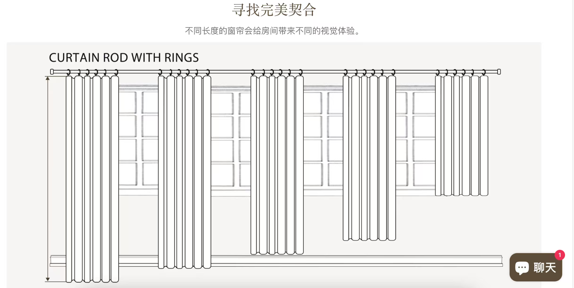 窗帘杆与吊环